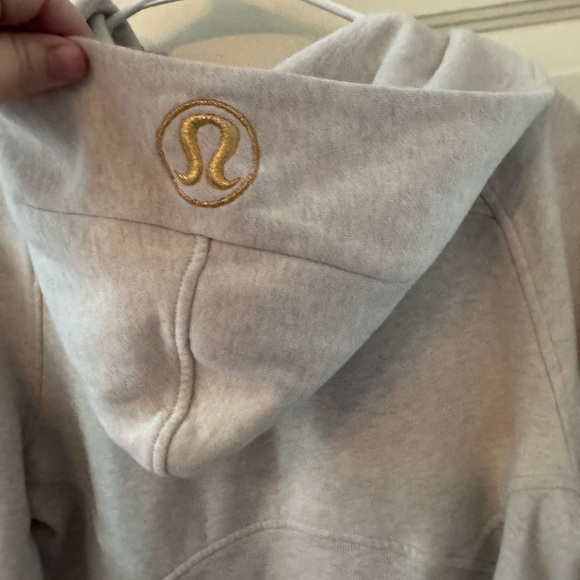 Lululemon Athletica Heather Gray Women's Scuba Half Zip Hoodie - Picture 7 of 10